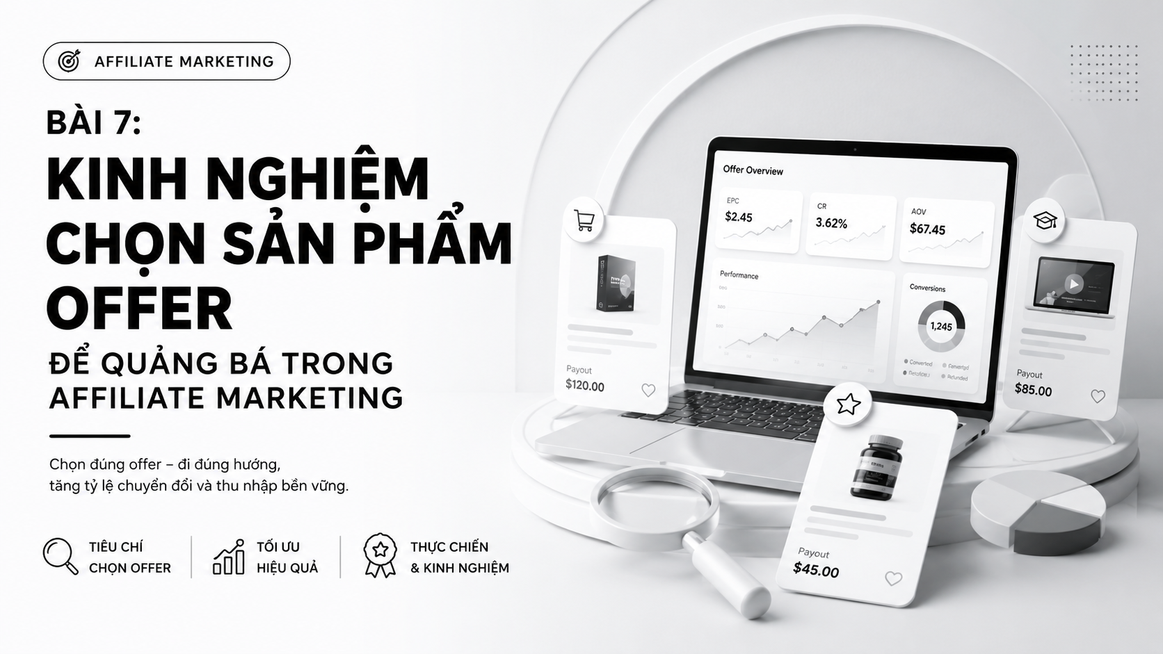 Bài 7: Kinh nghiệm chọn sản phẩm offer để quảng bá trong Affiliate Marketing 14 7 2