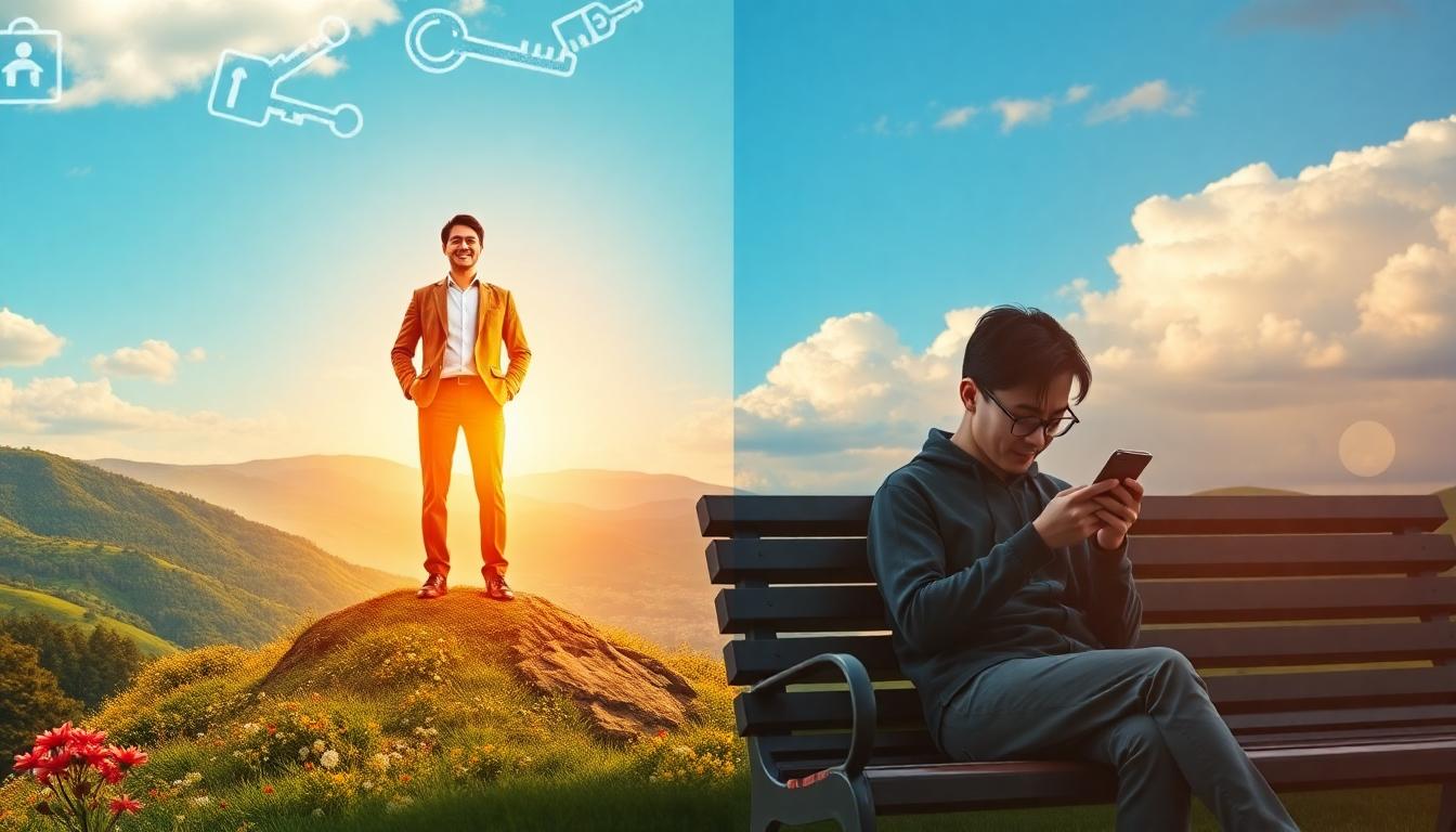 successful contrast hopeful artwork