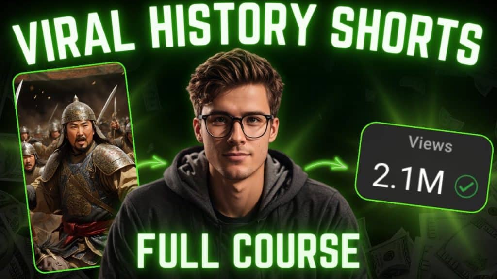 4 How to Make Viral AI History Shorts FULL Course 900 Day