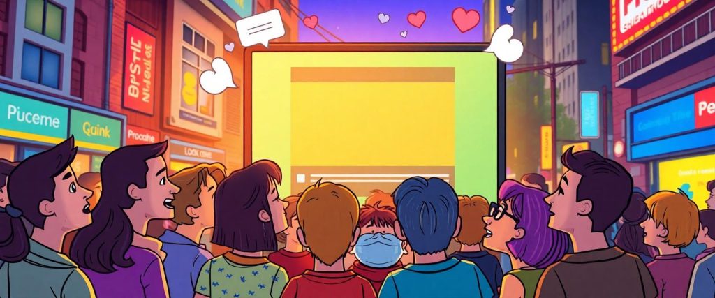 Kinh nghiệm tạo video quảng cáo VSL (với AI) khi làm affiliate marketing 4 diverse characters video hook illustration