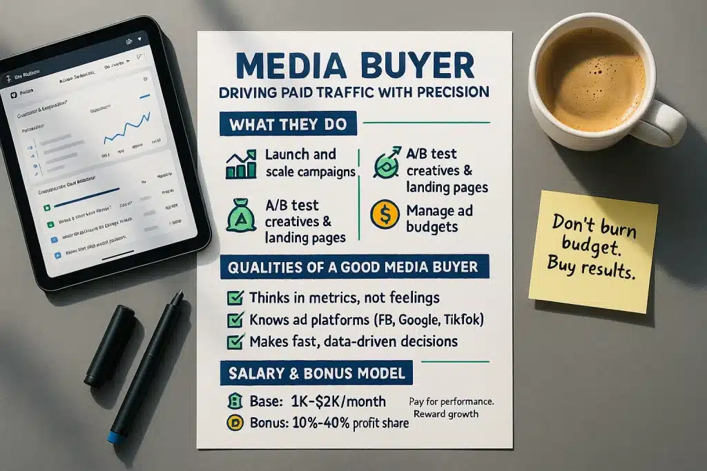 Mắt xích #5: Người  chuyên chạy quảng cáo - Media Buyer 