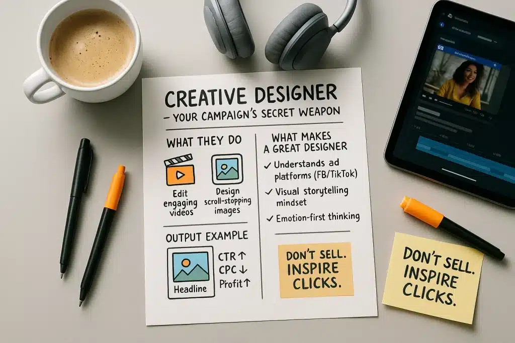 Mắt xích #3: Người thiết kế quảng cáo (Creative Designer) 