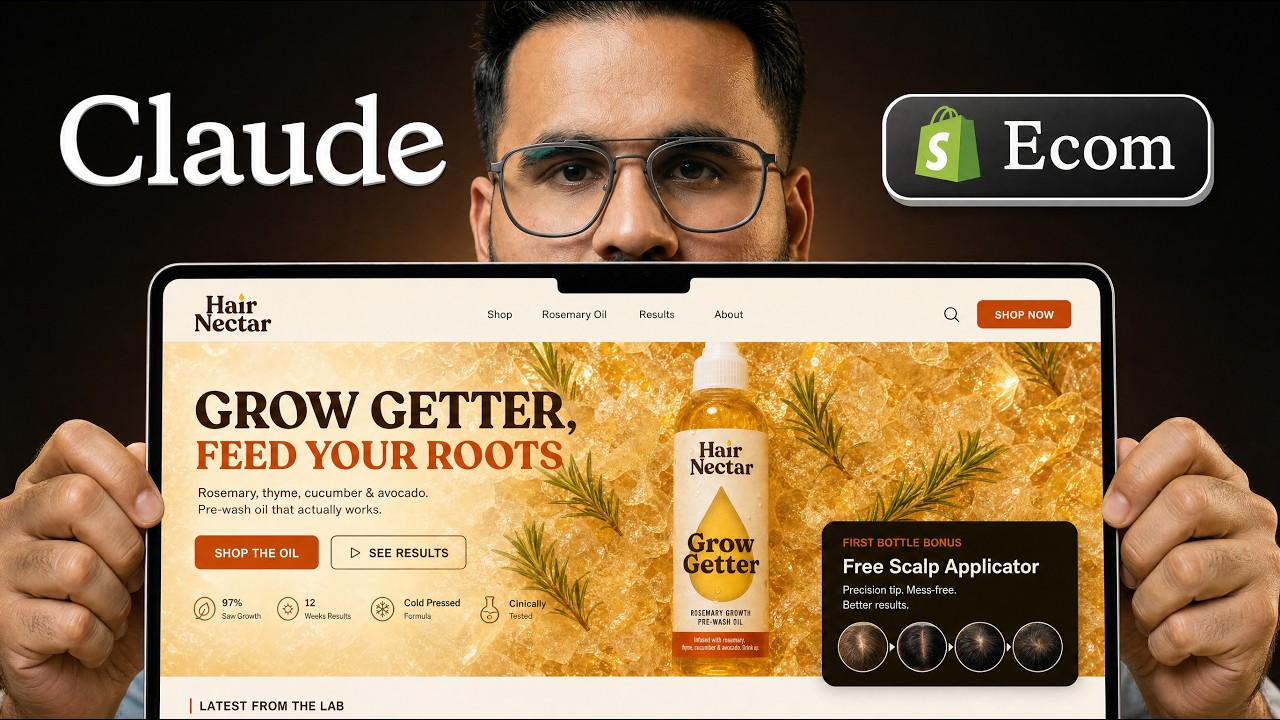 Claude & Shopify Built $750k/m Ai Powered Ecom Brand! (Full Course)