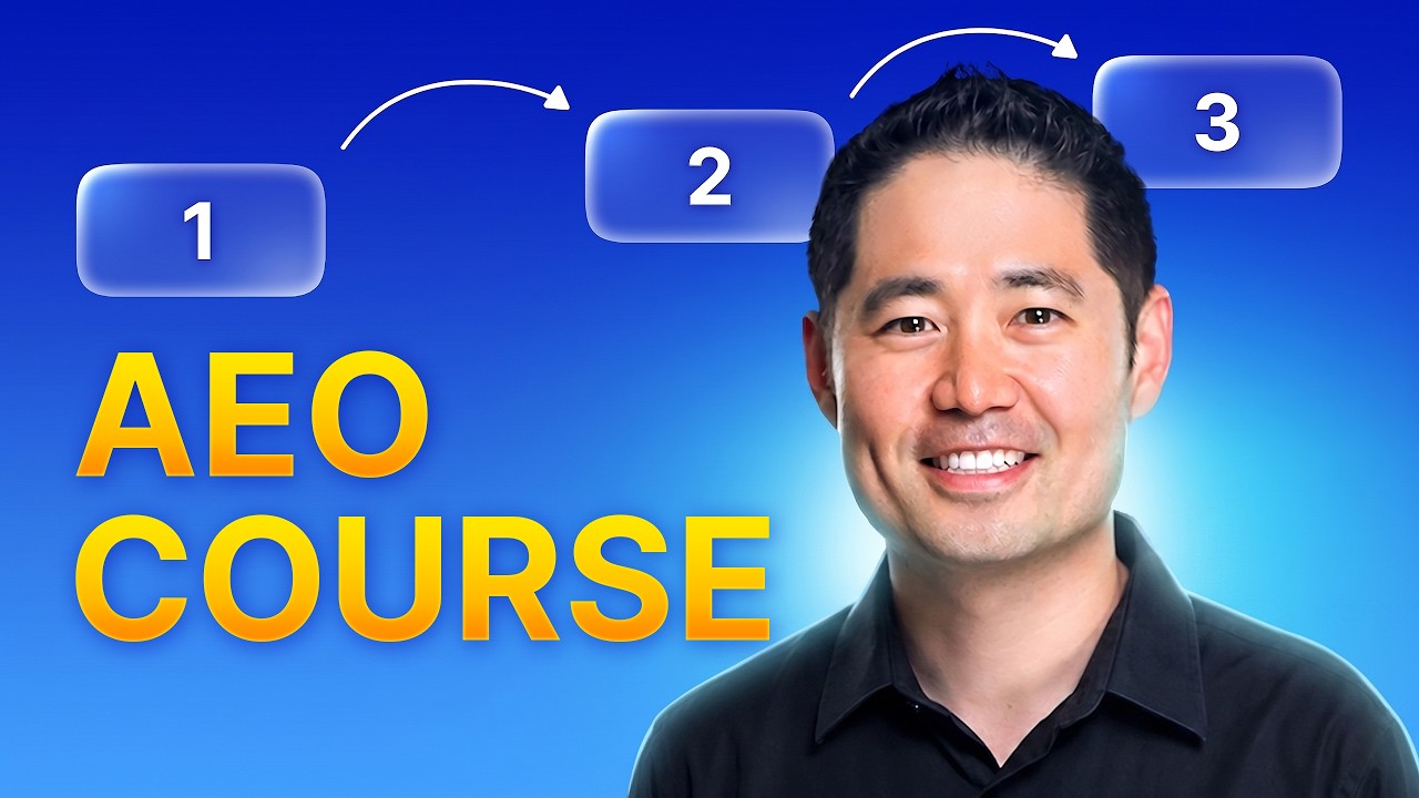 Khóa học: Cách SEO với AI - Rank thứ hạng để kéo traffic từ công cụ AI 4 AI SEO Course for Beginners: Complete AEO Tutorial