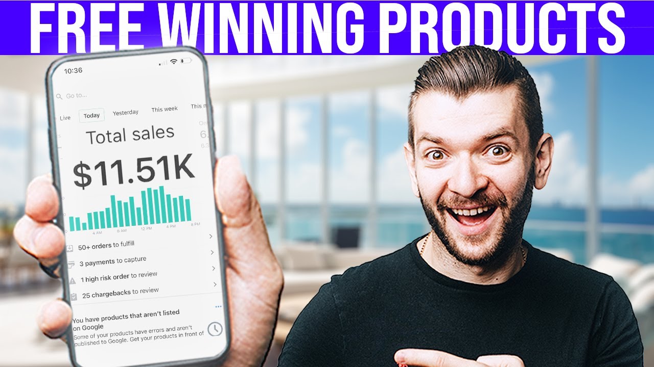 Tìm sản phẩm bán chạy mà không phải trả tiền cho công cụ săn hàng 14 Finding $1,000/Day Winning Products For FREE