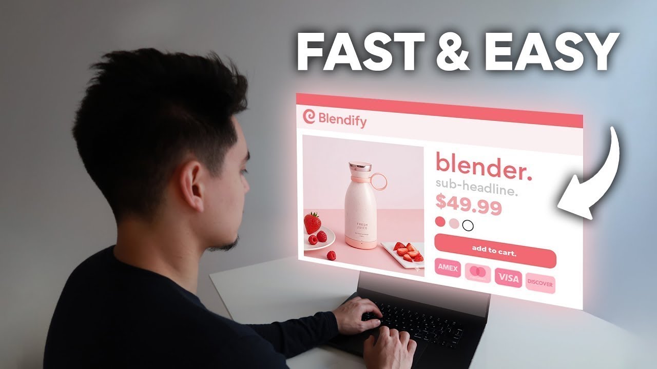 how i build one product stores (fast) using AI.