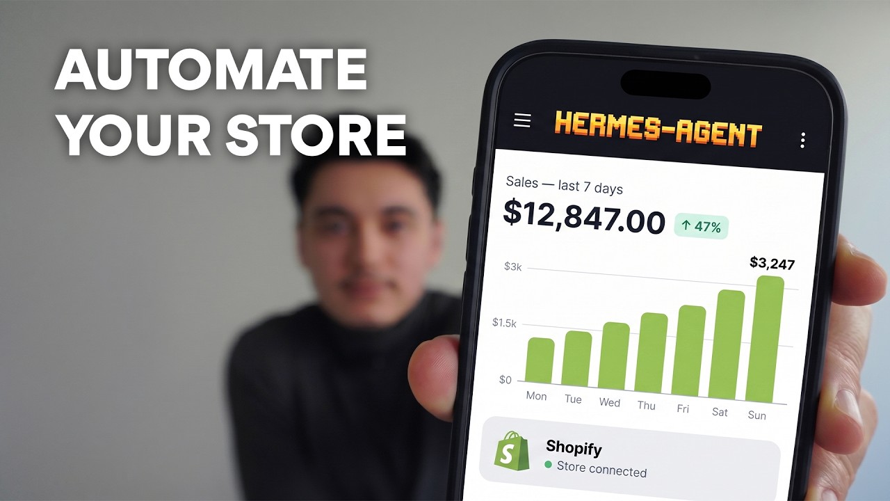 Cách dùng Hermes Agent vận hành Shopify | Hướng dẫn thiết lập đầy đủ 10 how i use hermes agent to run my shopify store. (full setup guide)